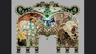 Ceramic mantelpiece. Mikhail Vrubel (All-Russia Museum of Decorative)