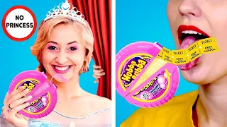 Sneak DISNEY PRINCESSES Into the MOVIES! Sneak Anything Anywhere by Kaboom Zoom