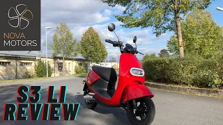 NOVA MOTORS S3 li - Testing the new electric scooter
