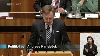 Andreas Karlsböck - SPÖ-ÖVP-Bildungspolitik: "Nicht genügend"