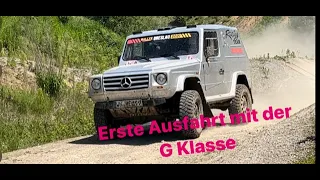 Niki Schelle testet die etwas andere G Klasse/ Offroad Gaudi/ Vorbereitung Breslau Rallye