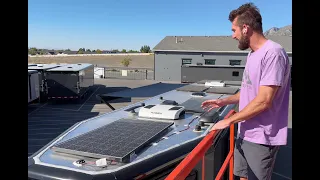 FULLY Off Grid SOLAR POWERED FOUR SEASON Toy Hauler.