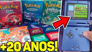 Testei meus JOGOS ANTIGOS POKÉMON do Game Boy Advance... MAIS DE 20 ANOS DEPOIS!!