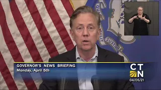 Governor Lamont's April 5, 2021 4PM Coronavirus Update