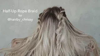 Half-Up Rope Braid