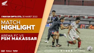 BRI liga1 - AREMA FC (1) v (0) PSM Makassar | Match Highlight