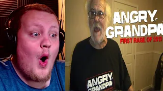 ANGRY GRANDPA FIRST RAGE OF 2013 REACTION!!!