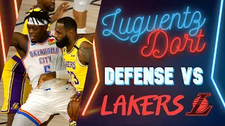 Luguentz Dort All Defensive Possessions vs. Lakers - February 10th 2021