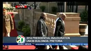 Jacob Zuma's arrival at the Union Building