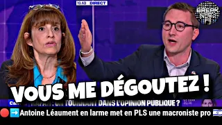 🔴➡️Antoine Léaument au bord des larmes démonte une macroniste pro 🇮🇱