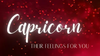 CAPRICORN LOVE TODAY - THEY LOVE YOU, CAPRICORN!! IT'S A MUST WATCH!!