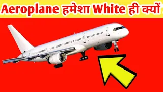 mr. gyanifact || Aeroplane हमेशा White क्यों होता है || amazing facts|| #shorts #mrgyanifacts