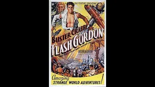 Flash Gordon (1936) [Part 1] The Planet of Peril  - Ai Remastered Classic movie - Buster Crabbe