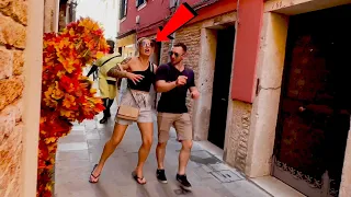 BUSHMAN PRANK IN VENICE - NEW REACTIONS 2024