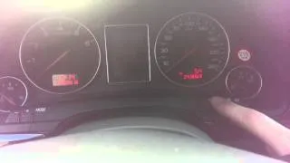 Audi a4 b6 speed warning (how to set)