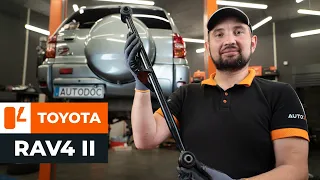 How to change rear suspension arm on TOYOTA RAV4 II [TUTORIAL AUTODOC]