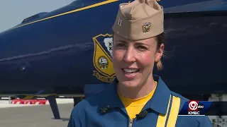 Meet the first female fighter pilot on Blue Angels Demonstration Team