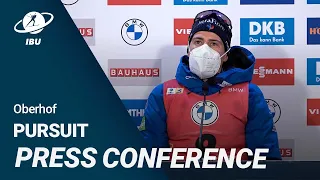 World Cup 21/22 Oberhof: Men Pursuit Press Conference