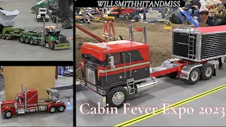 Cabin Fever Model Expo, RC Custom Semi Trucks 2023