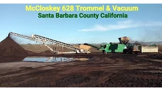 McCloskey 628 Trommel & Vacuum with 1/4" Screens - Santa Barbara County California