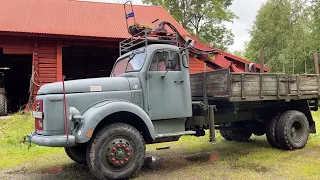 Köp Terrängvagn Volvo TL 389 Viking med timmerkran på Klaravik