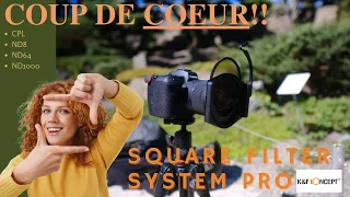 K&F Concept Square Filter System PRO Kit | COUP de COEUR!