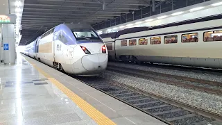 행신행 KTX-산천 106호기 052 열차 부산역 출발