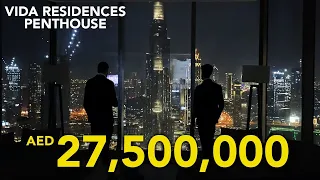 INSIDE A 27.5 MILLION FULL FLOOR DUBAI PENTHOUSE AT VIDA RESIDENCES BY EMAAR | Property Vlog #38
