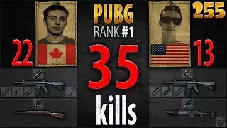 PUBG Rank 1 - Shroud & just9n 35 kills [NA] DUO FPP - PLAYERUNKNOWN'S BATTLEGROUNDS #255