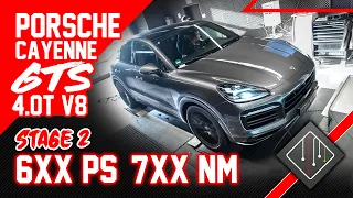 Porsche Cayenne GTS 4.0T V8 | Stage 2 Chiptuning - Dyno - 100-200 | mcchip-dkr