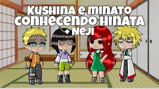 Kushina e Minato conhecendo a Hinata {contém NaruHina e Kushinato}