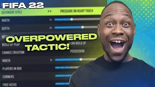 THE MOST META COUNTER-ATTACKING CUSTOM TACTIC! FIFA 22