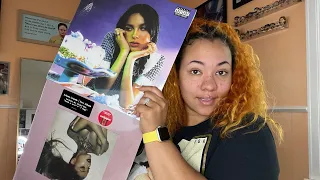 ASMR Unboxing My Vinyl Records 💌 | Tapping, Plastic Wrap Sounds, & Chaotic Energy🤣