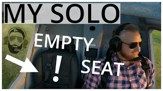 THIS is my SOLO video! Student Pilot. Including engine failure (simulated) & go around.
