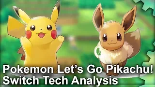 Pokemon: Let's Go Pikachu/Eevee! Complete Switch Tech Analysis + 3DS Comparison