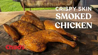 How to Make Crispy Skin Smoked Chicken | Chuds BBQ