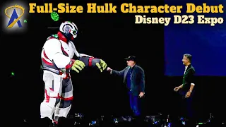 Full-Size Hulk Character Debuts At Disney D23 Expo with Marvel President Kevin Feige