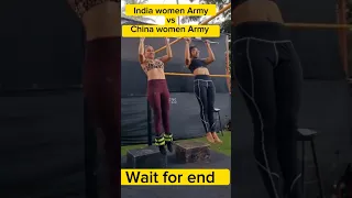 "Indian Women Army vs. China Women Army - Training and Strength" #shorts #india #army