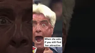 WOOOOO!! #wwewrestler #ricflair #funny #wwememe #wrestler #nitro #wcw