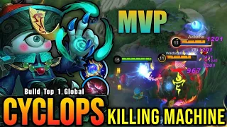 100% Brutal DMG Build Cyclops One Shot Combo!! - Build Top 1 Global Cyclops ~ MLBB