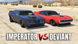 GTA 5 ONLINE - IMPERATOR VS DEVIANT (WHICH IS FASTEST?)