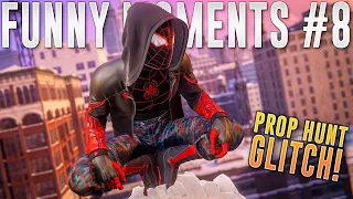 PROP HUNT BUT IT'S SPIDER MAN! - Spider-Man Miles Morales WTF Fails & Funny Moments #8