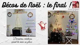 DIY Spécial noël N°5 : Sapins, arbre, bougies, et mise en place 🎄