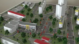 2021-03-04 г. Брест. Очередной этап строительства нового корпуса.  Новости на Буг-ТВ. #бугтв
