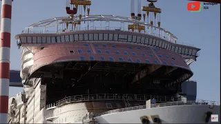 SAINT-NAZAIRE | 🛳️ Construction Paquebot Wonder of the Seas - Bretagne Télé