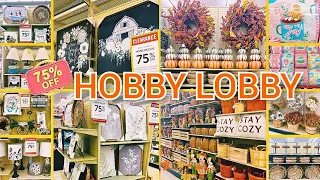 🛒🔥👑🏃‍♀️ Fall into Hobby Lobby!! Annual Yearly 75% OFF Clearance Event!! Amazing Deals!!🔥👑🏃‍♀️🛒