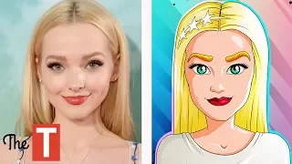 10 Disney Channel Stars Reimagined As Cartoons (Selena Gomez, Dove Cameron, Bella Thorne)