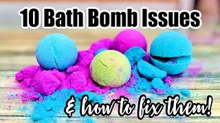 Common Bath Bomb Problems And How To Fix Them!