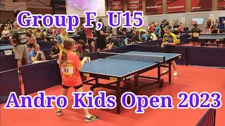 Andro Kids Open 2023, группа F, U15. КОВАЛЬЧУК Vs КРИВОШЕЯ