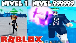 Me Hago Fuerte y Super Grande 💪 en Roblox Muscle Legends